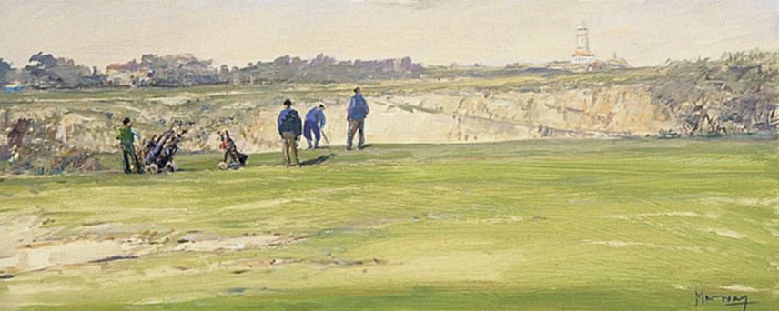 Jugando al golf en Mataleñas